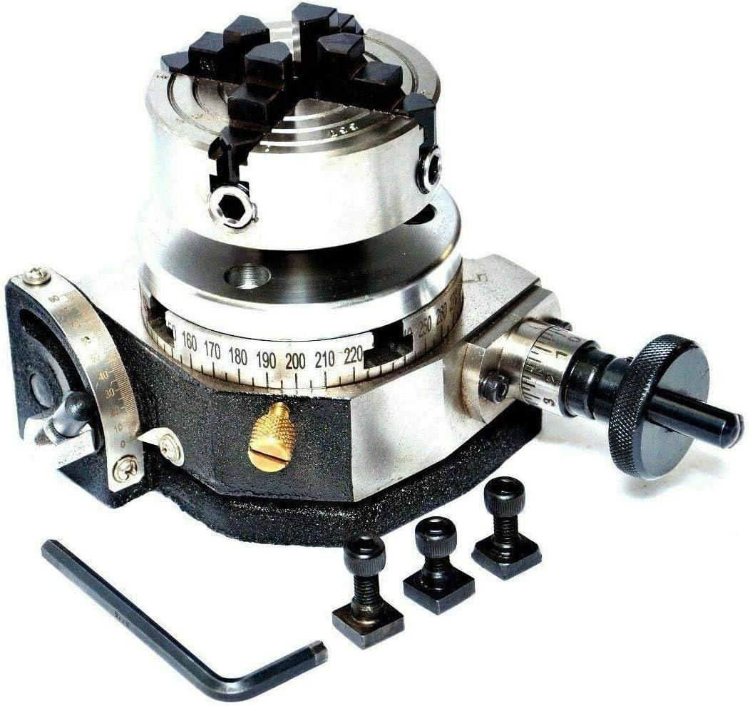 Rotary Table 3 Tilting with 70mm Independent Chuck Backplate - StellerGear