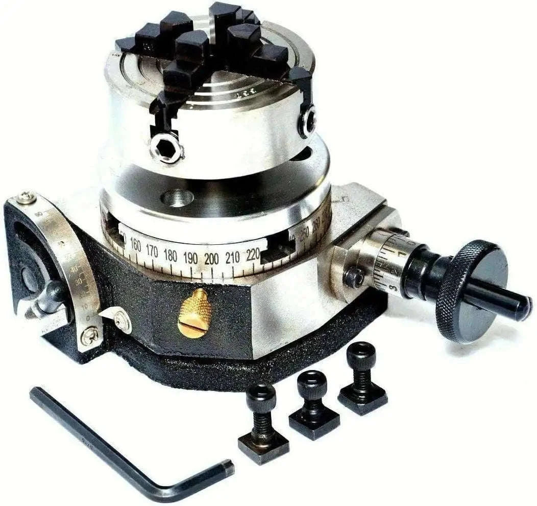 Rotary Table 3 Tilting with 70mm Independent Chuck Backplate - StellerGear