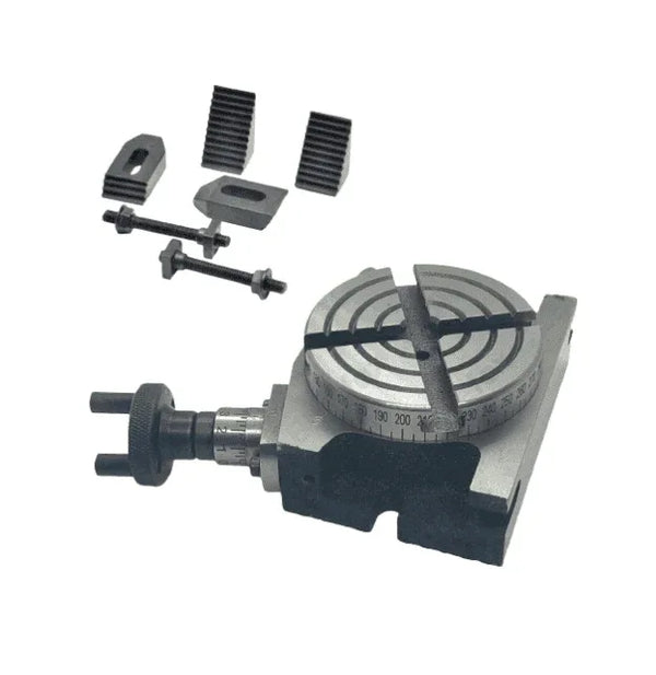3" HORIZONTAL VERTICAL PRECISION ROTARY TABLE With Clamping Kit - StellerGear
