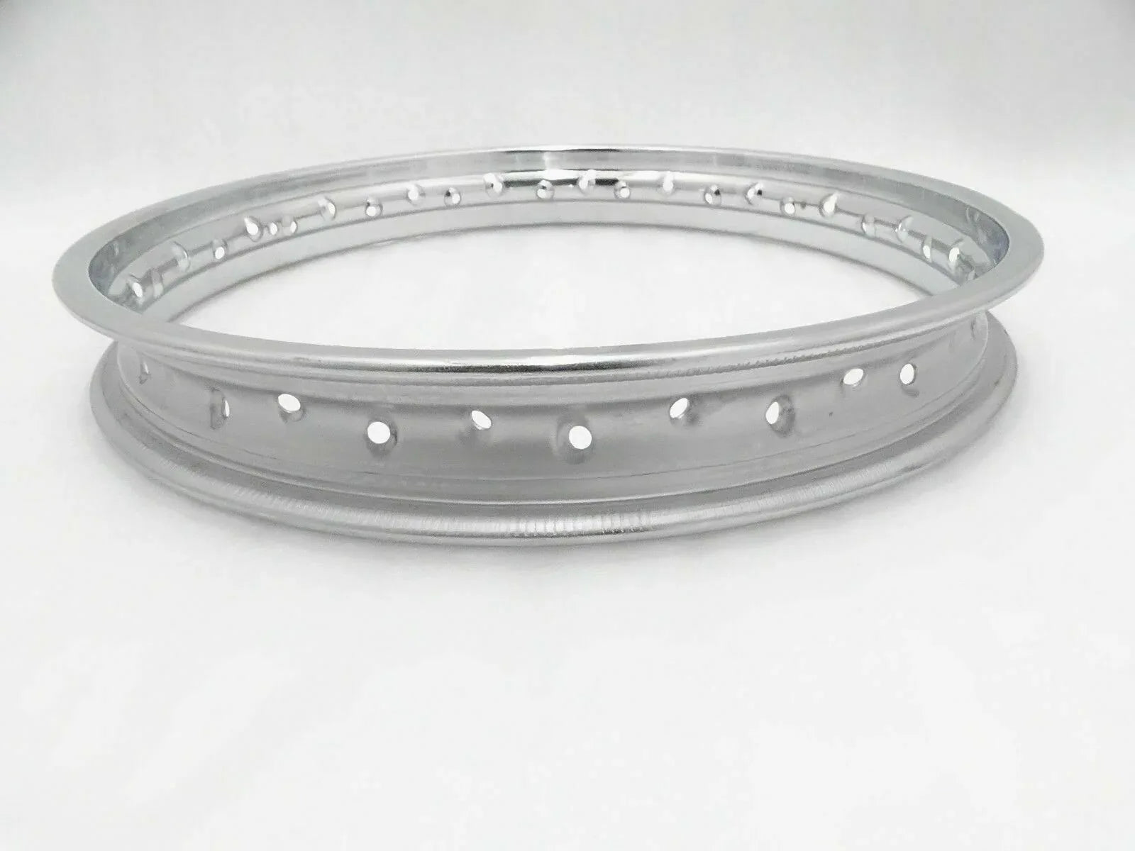 19 inch steel wheel rim for 40 spokes, perfect for Royal Enfield motorcycle upgrades and repairs