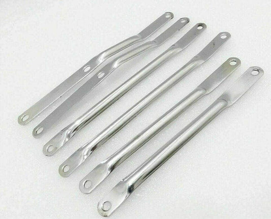 Fits Royal Enfield Chromed Front Mudguard's Stay Kit 350CC - StellerGear
