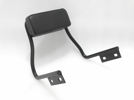 Royal Enfield backrest bar with padded support for comfortable riding