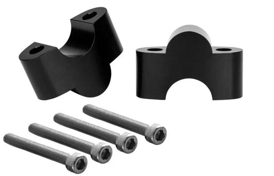 Handlebar riser for Royal Enfield, made of aluminum, enhances riding posture with adjustable height