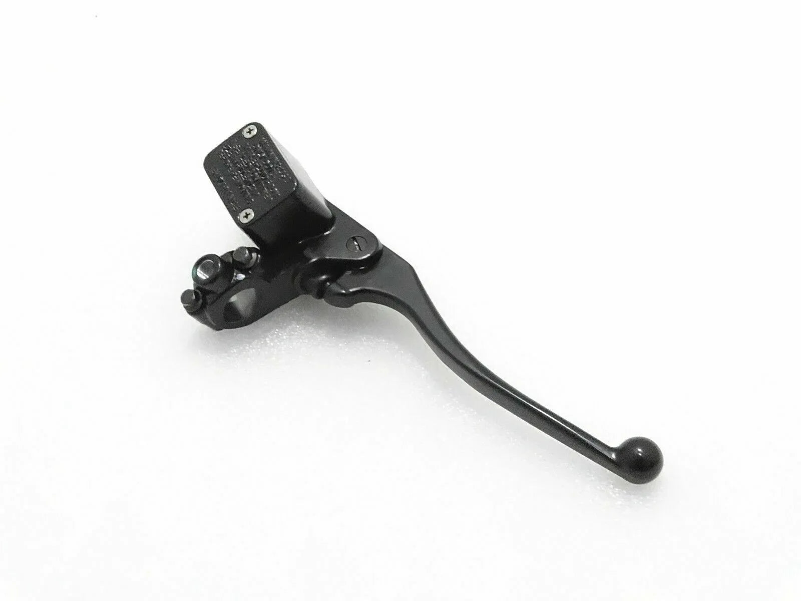 Royal Enfield master cylinder assembly, durable metal, essential for hydraulic brake system