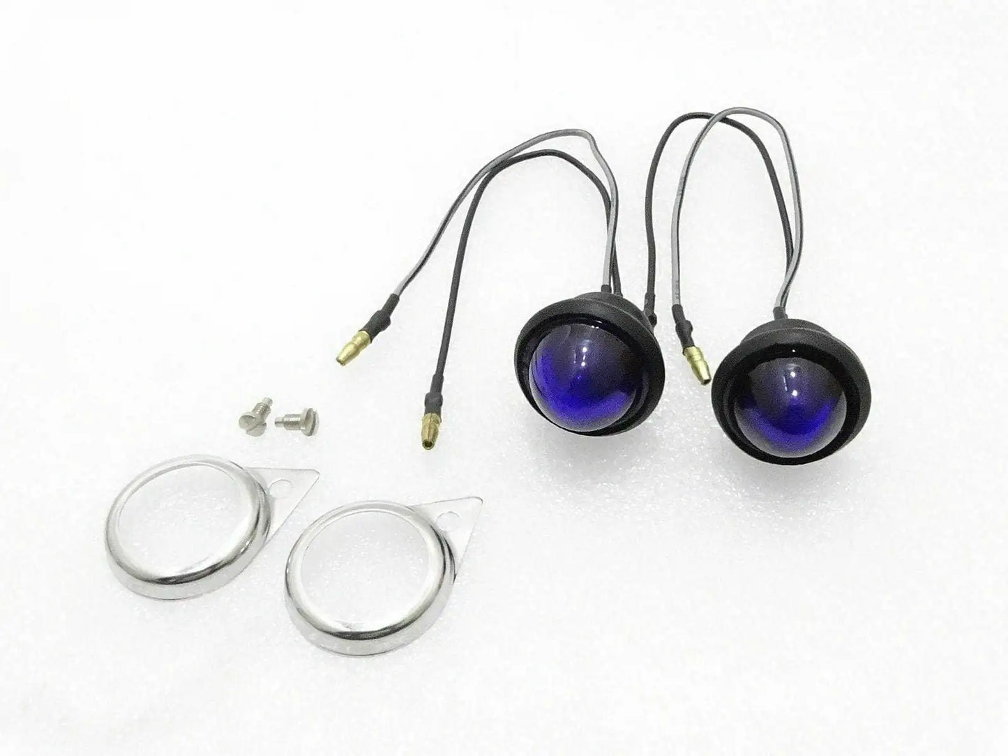 Blue Pilot Lights Pair Fit For Royal Enfield - StellerGear