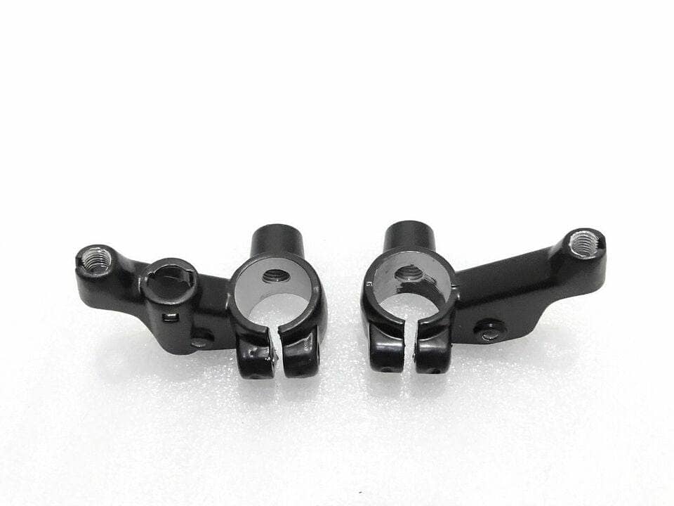 Royal Enfield brake lever brackets in black for front brake and clutch lever installation