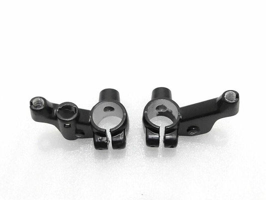 Royal Enfield brake lever brackets in black for front brake and clutch lever installation