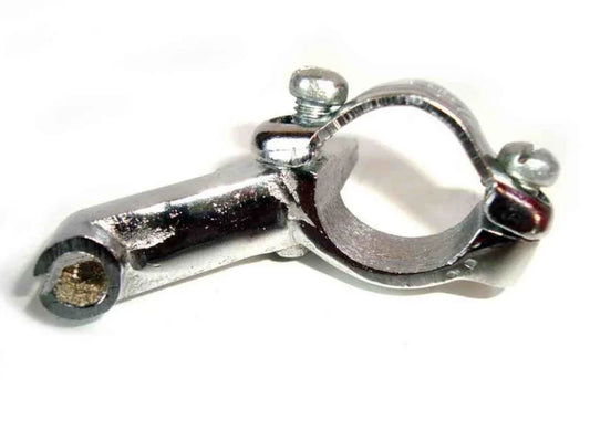 Royal Enfield replacement metal clamp bracket, durable steel, designed for securing motorcycle components