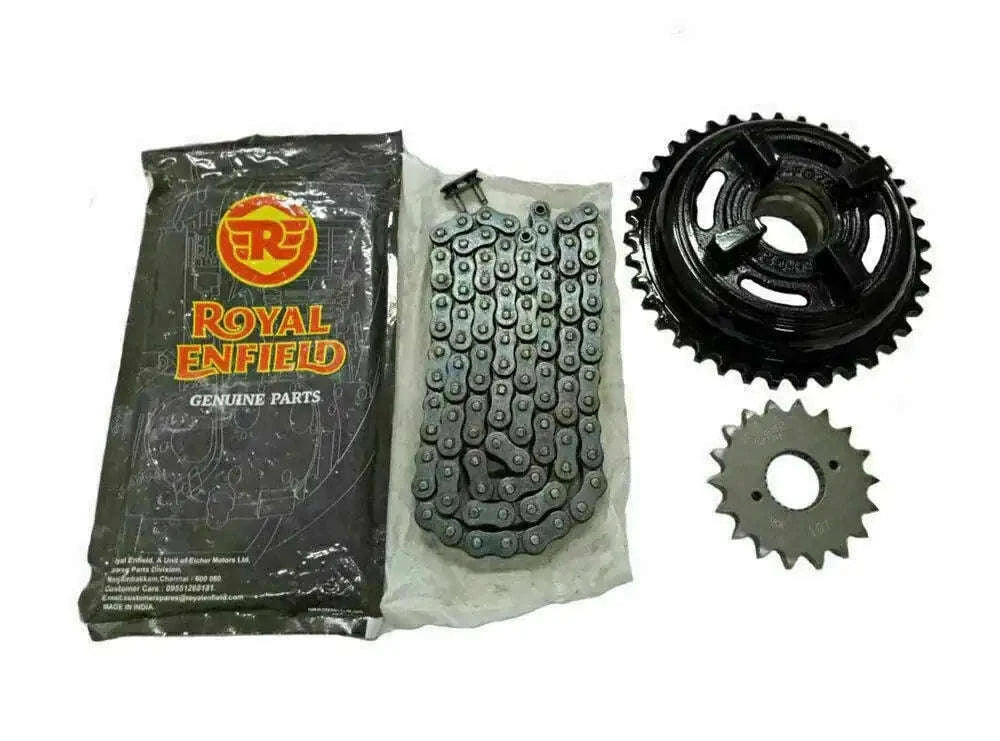 Royal Enfield Classic 350/500cc Complete Chain Sprocket Assembly #597462 - StellerGear