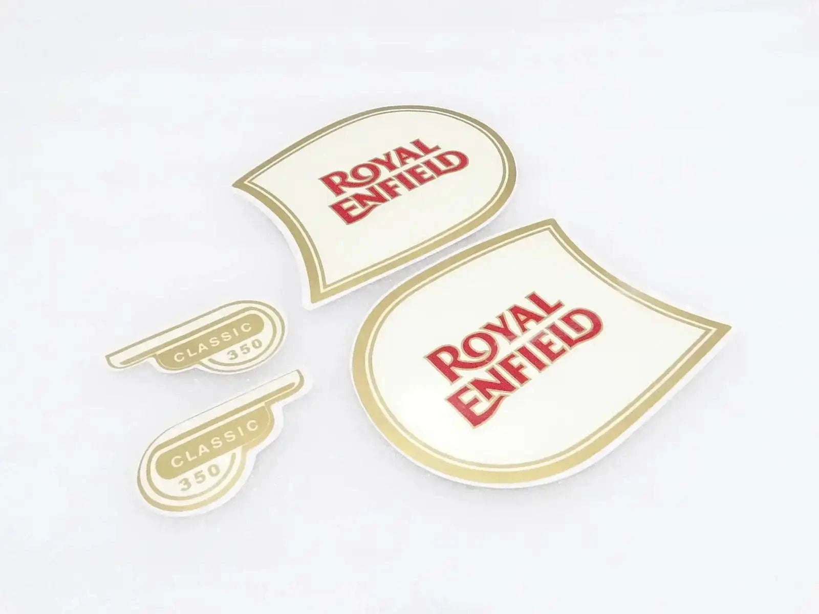 ROYAL ENFIELD CLASSIC 350 FUEL TANK AND TOOL BOX STICKER SET - StellerGear