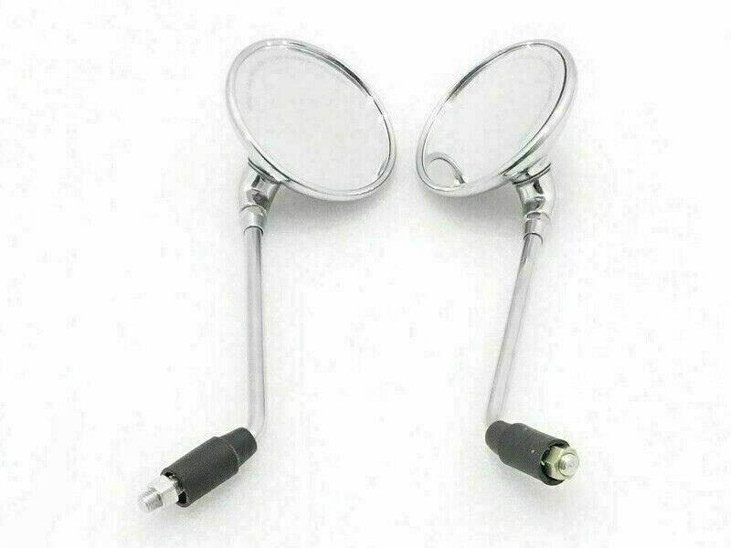 Royal Enfield Classic 350 mirror kit featuring chrome finish and adjustable angles for better visibility