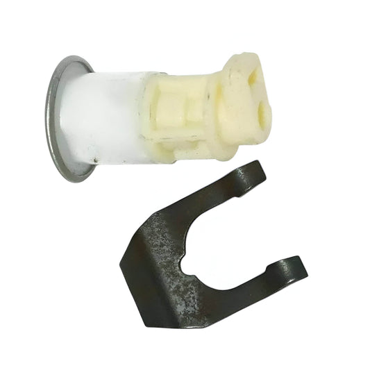 Royal Enfield Classic battery lock plastic with metal locking mechanism for secure battery attachment