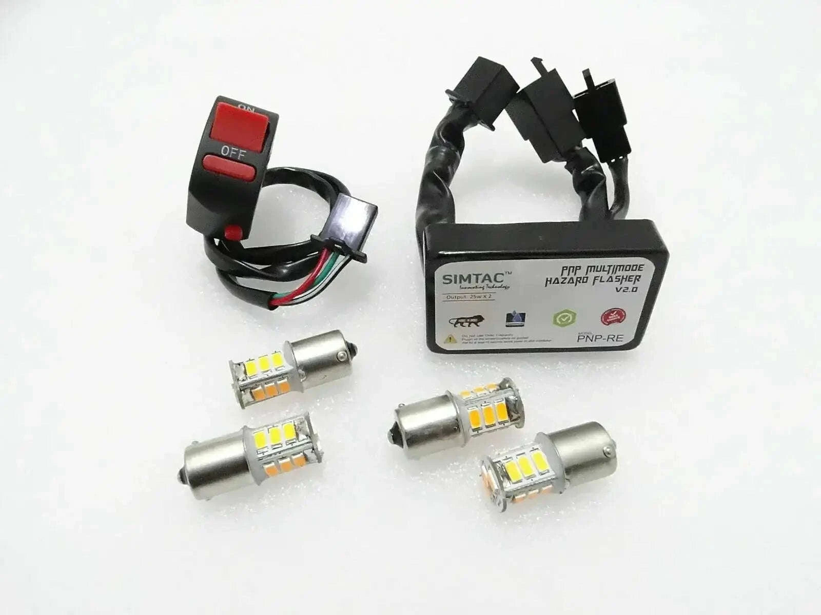 Royal Enfield Classic Uce Simtac Pnp Hazard Flasher 12v With Bulbs - StellerGear