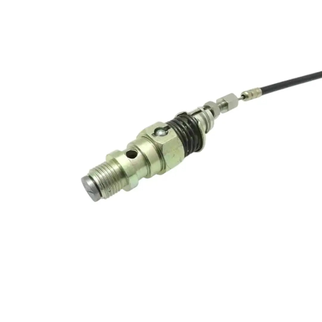 Complete decompressor assembly with cable for Royal Enfield motorcycles, made of durable metal for reliable performance