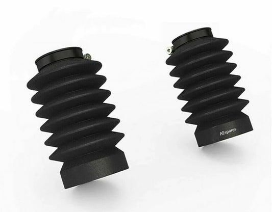 Fork gaiter set for Royal Enfield, rubber material, durable design for enhanced suspension protection