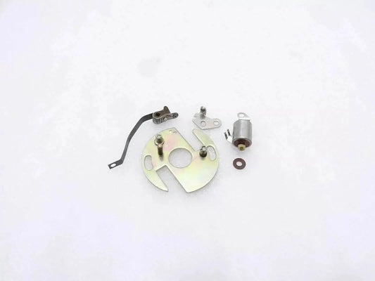 Royal Enfield distributor plate assembly including mounting hardware and ignition components