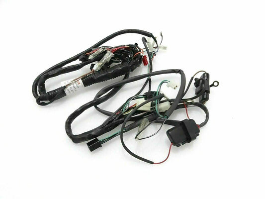 Royal Enfield electric start wiring harness for aftermarket installation with various connectors and components