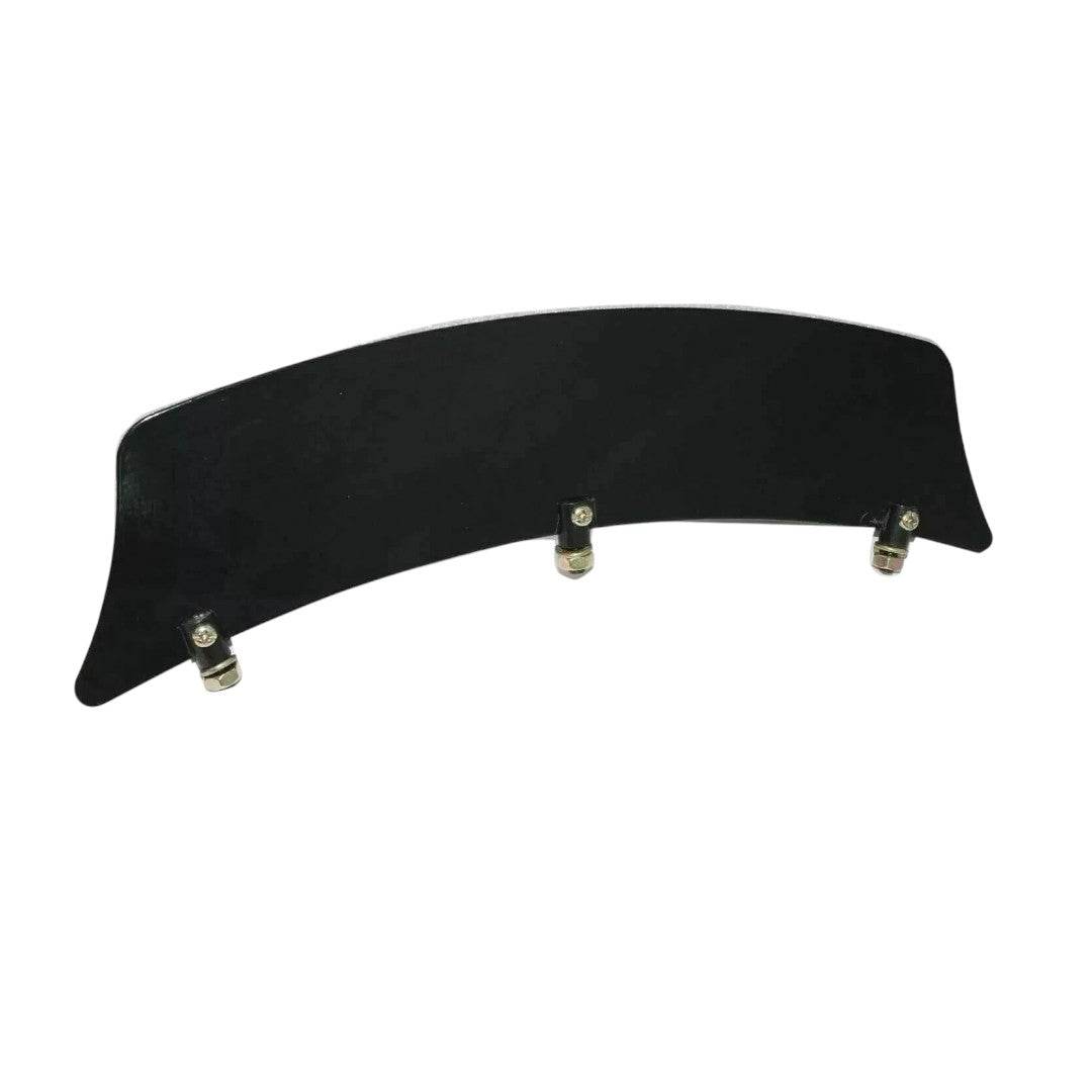Front Mudguard Number Plate Steel Black Fit For Royal Enfield BSA Universal Fit - StellerGear