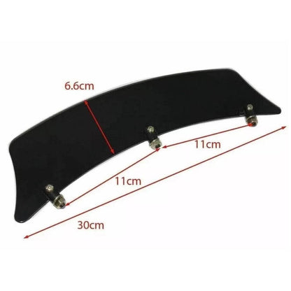 Front Mudguard Number Plate Steel Black Fit For Royal Enfield BSA Universal Fit - StellerGear