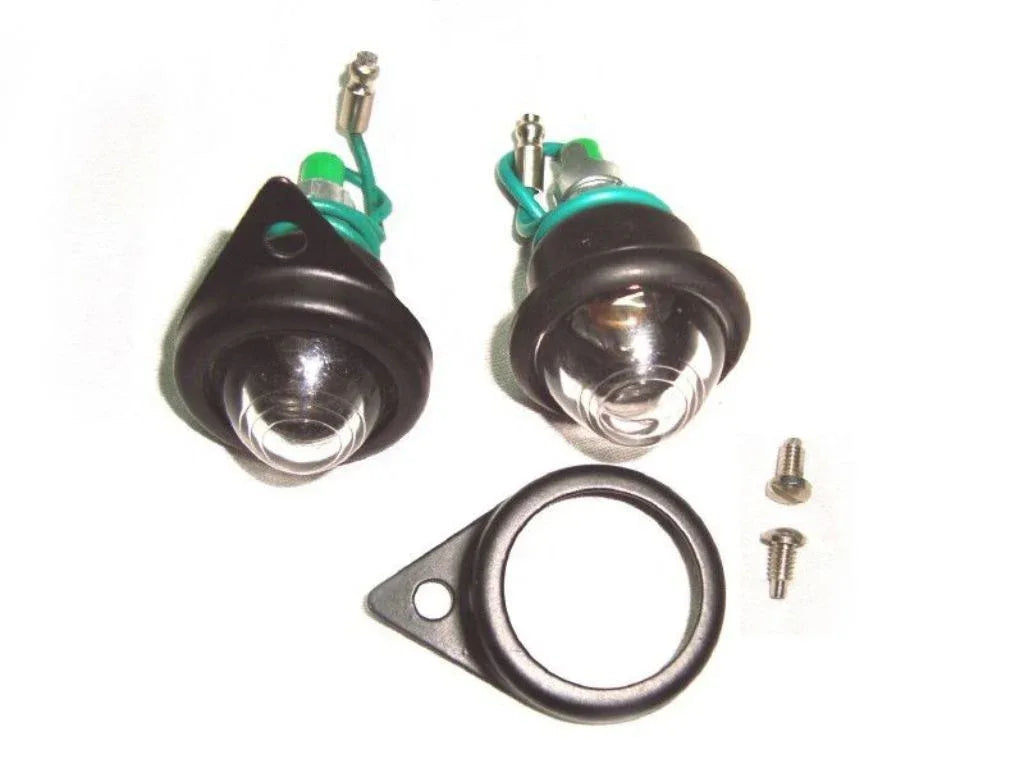 Pair of 12V royal enfield headlight bulbs with fittings and screws for easy installation