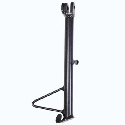 Royal Enfield Himalayan 411 side stand, sturdy metal construction, ideal for stable motorcycle parking