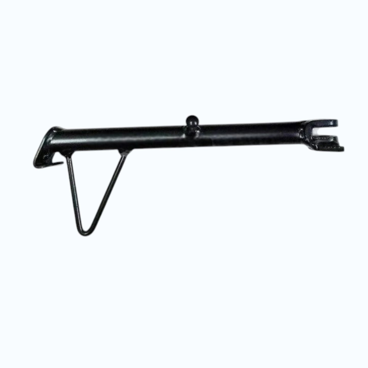 Black Royal Enfield Himalayan 411 side stand, durable steel construction for stable parking