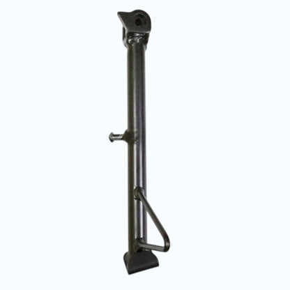Royal Enfield Himalayan 411 side stand in black steel for stable parking and support