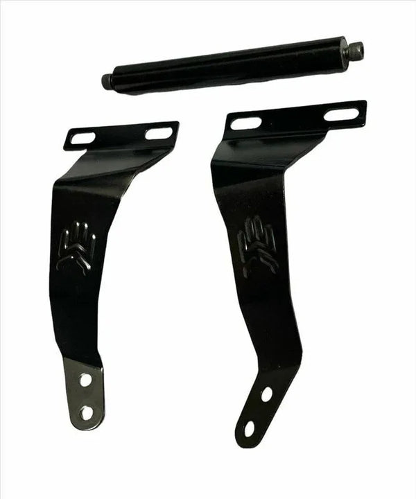 Mounting brackets and rod for GPS phone stand mount compatible with royal enfield himalayan