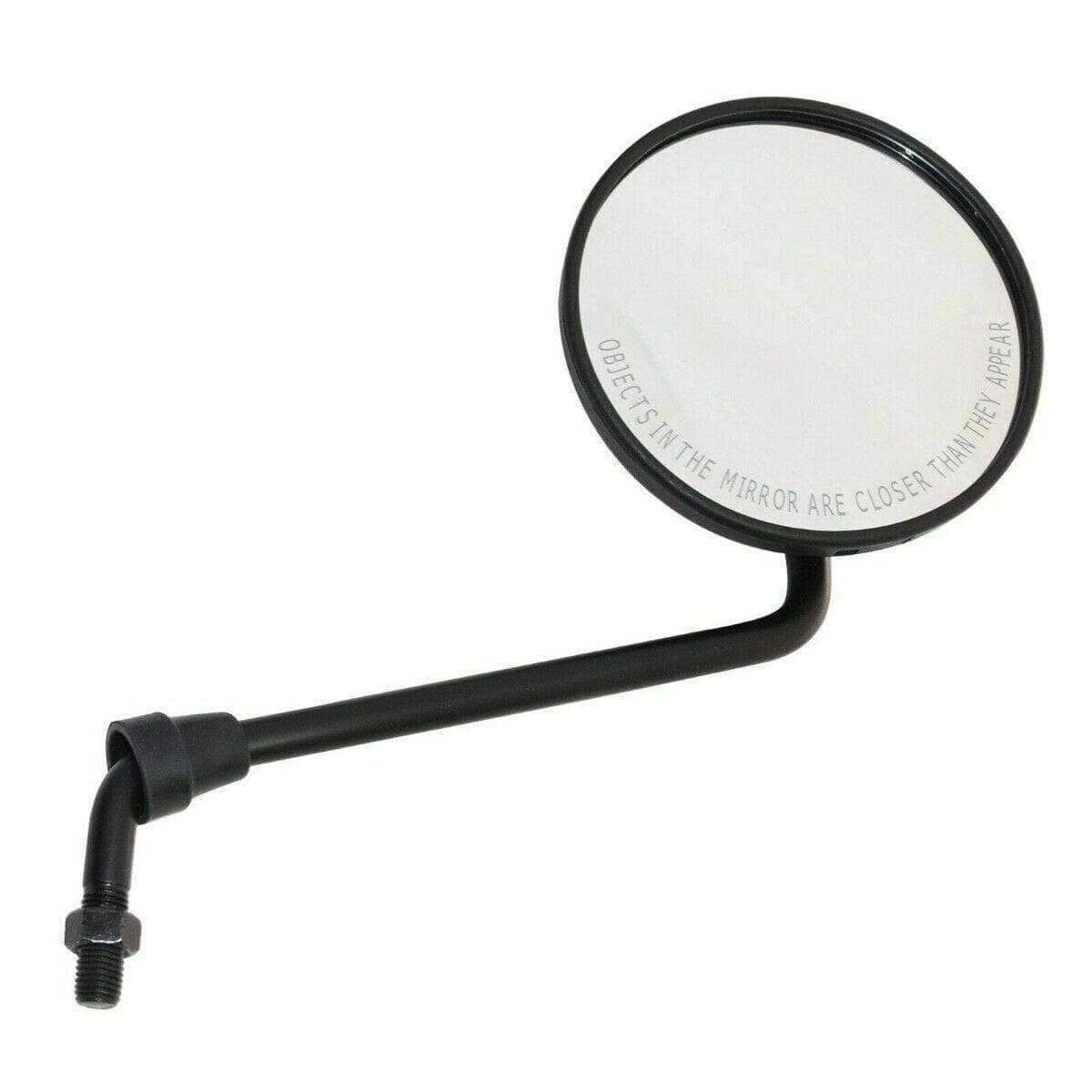 Royal Enfield Himalayan rear view mirror with a round glass and adjustable arm