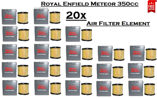 20x Air Filter Element for Royal Enfield Meteor 350cc, HEPA filter for enhanced air purification