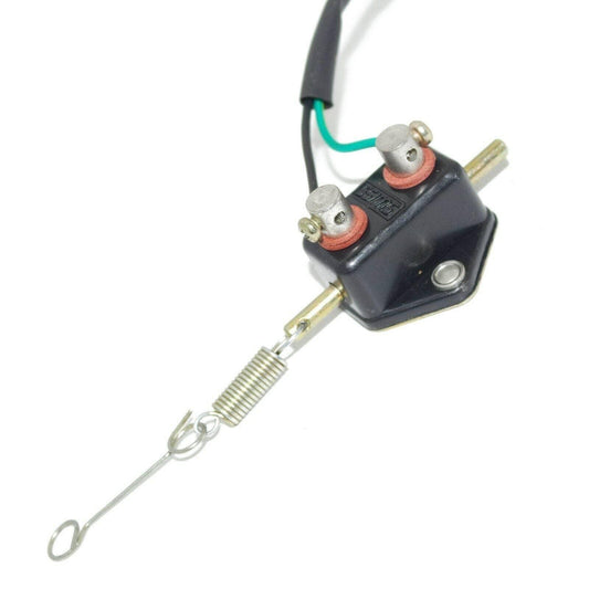 Ariel rear brake switch for Royal Enfield, durable plastic, designed for reliable stopping power