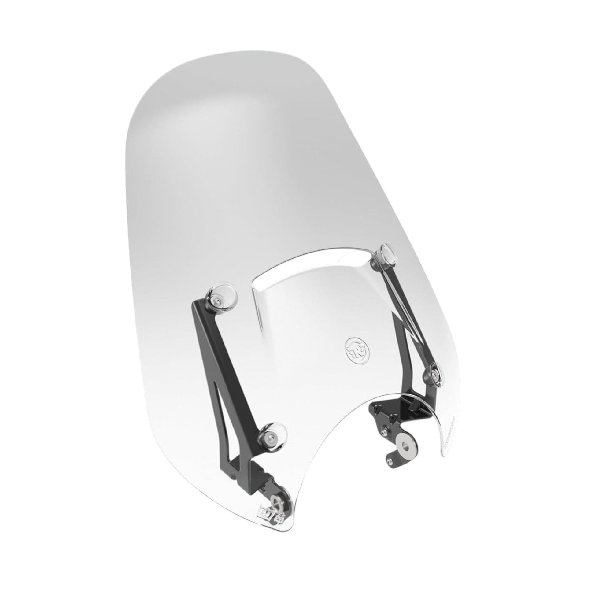 Touring Windshield for Royal Enfield Super Meteor 650, durable acrylic, enhances riding comfort