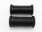 FOOTREST FRONT REAR RUBBER GRIP PAIR Fits Royal Enfield BULLET MOTORBIKE - StellerGear