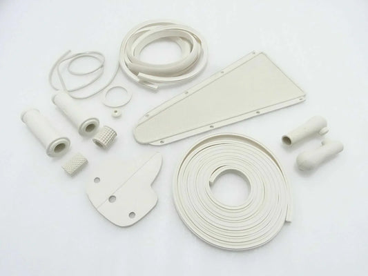 VESPA CREAM COLOUR COMPLETE RUBBER KIT VBB/SPORTIQUE - StellerGear
