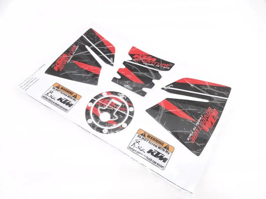 KTM DUKE 200 300 SUPER DURABLE STICKER SET - StellerGear