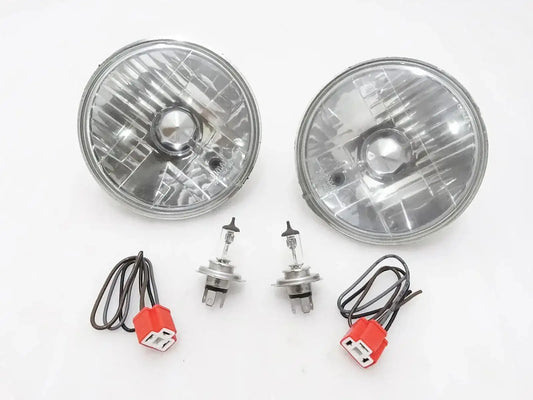 SUZUKI SAMURAI GYPSY 7'' HEAD LIGHT SEALED BEAM WITH BULB HOLDER PAIR - StellerGear