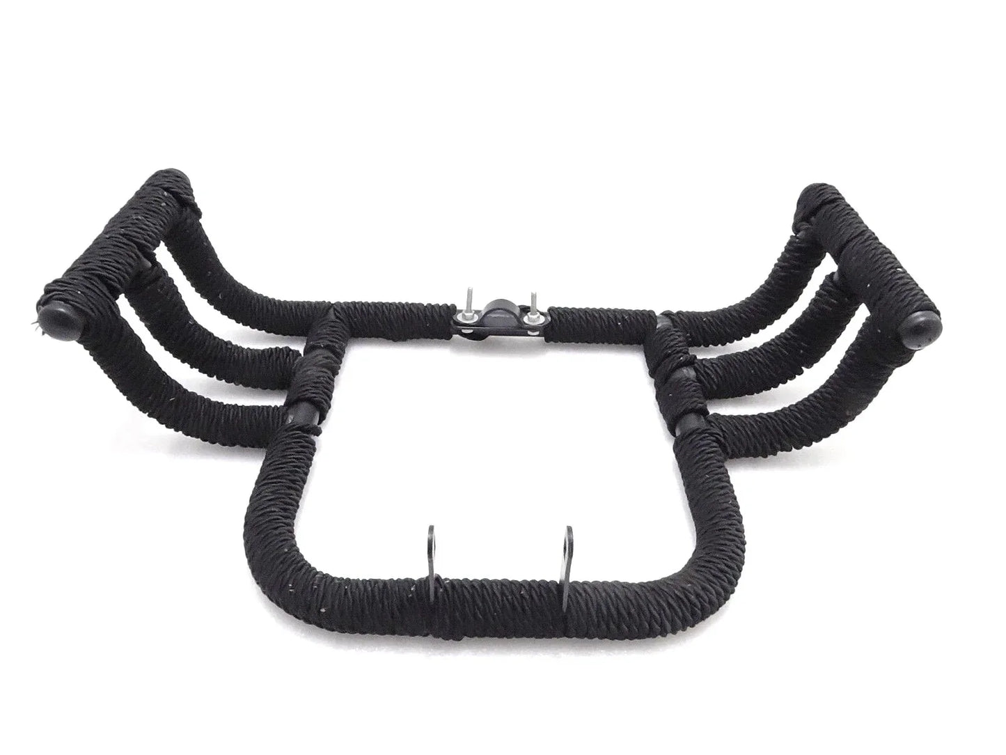 FRONT LEG GUARD WRAPPED WITH BLACK ROPE AIRFLY FOR ROYAL ENFIELD - StellerGear