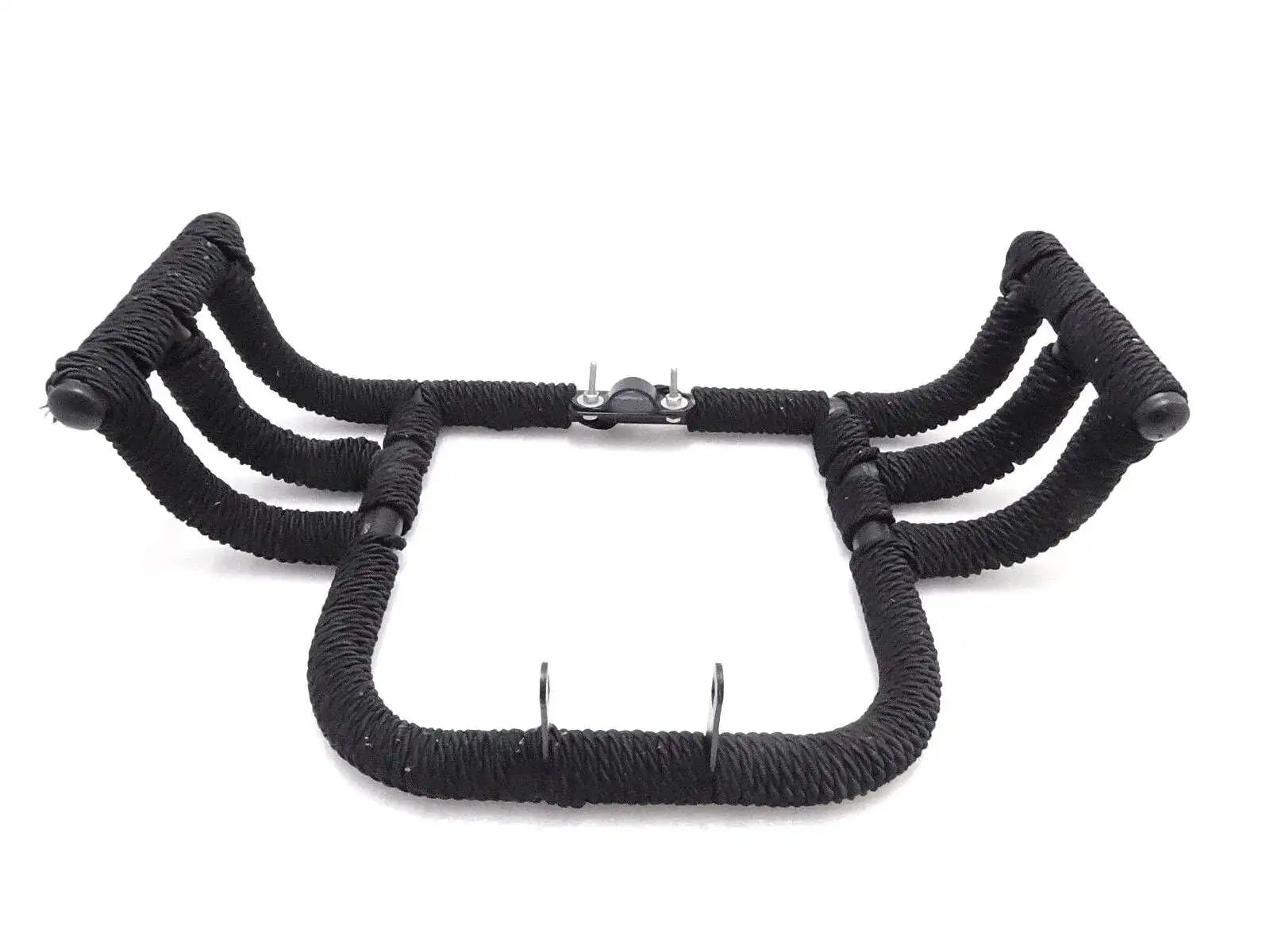 FRONT LEG GUARD WRAPPED WITH BLACK ROPE AIRFLY FOR ROYAL ENFIELD - StellerGear