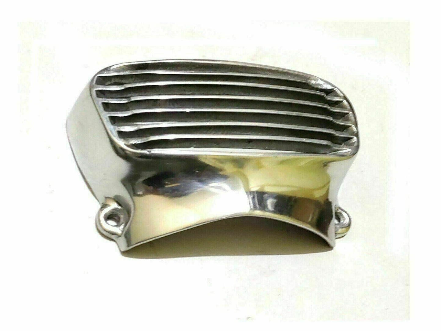 LAMBRETTA GP HORNCAST / HORN COVER / NOSE GRILL ALUMINIUM POLISHED - NEW BRAND - StellerGear