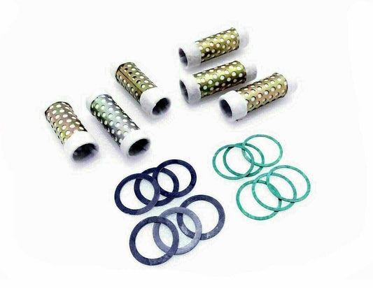 Oil Cleaner Element Filter + Washer Pack Of 6 For Royal Enfield Bullet 350/500CC - StellerGear