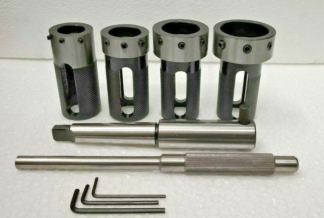 Lathe Tailstock Die Holder Set Of 4 Floating Type MT2 SHANK - StellerGear