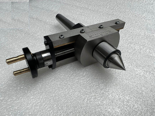 Lathe Taper Turning Attachment Cross Slide MT2 Shank With Revolving Live Center - StellerGear