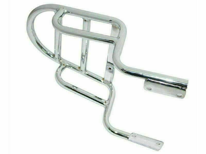 For Royal Enfield Interceptor 650 Rear Luggage Rack Carrier Chrome - StellerGear