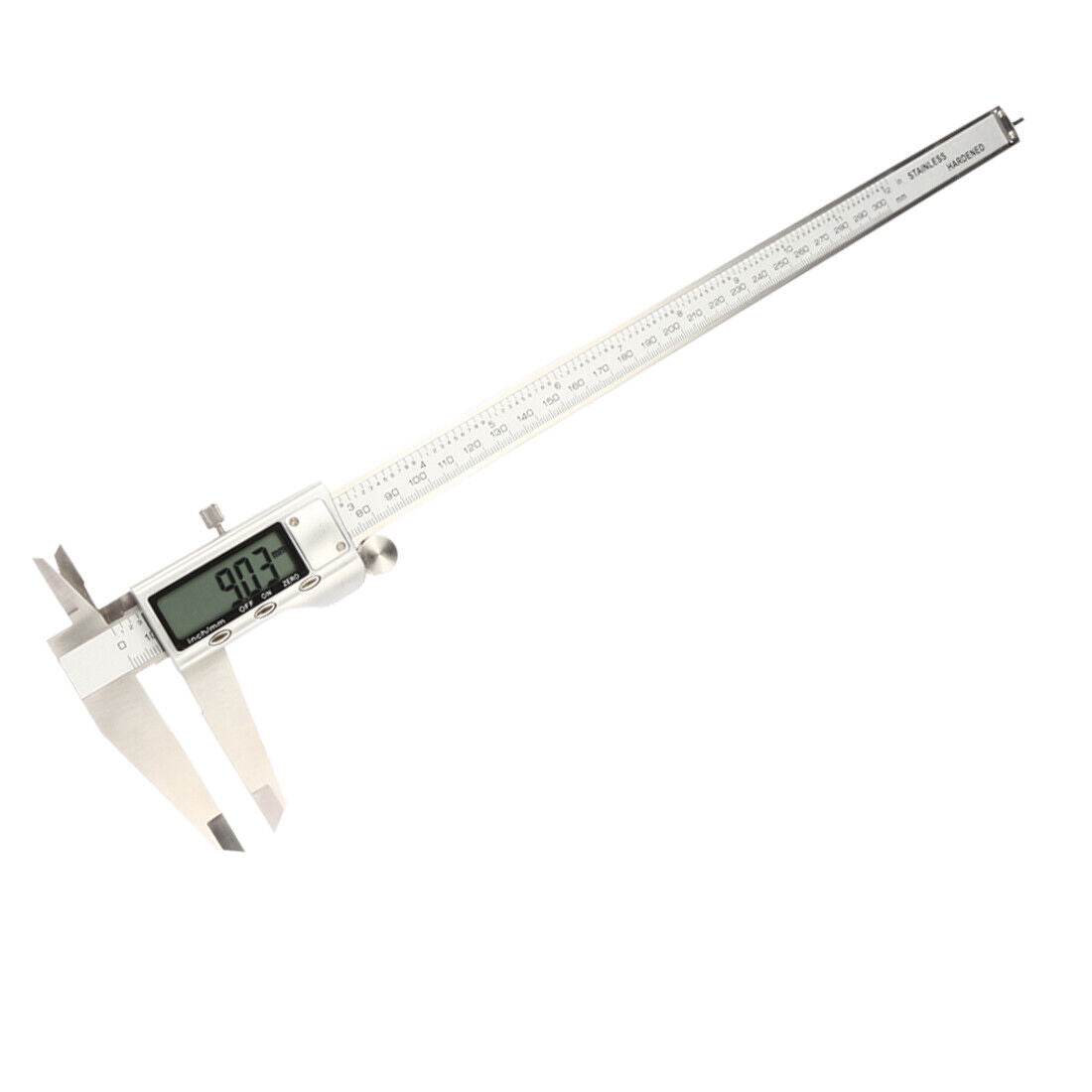 Digital Caliper, Stainless Steel, 12 inch/300mm, Inch - StellerGear