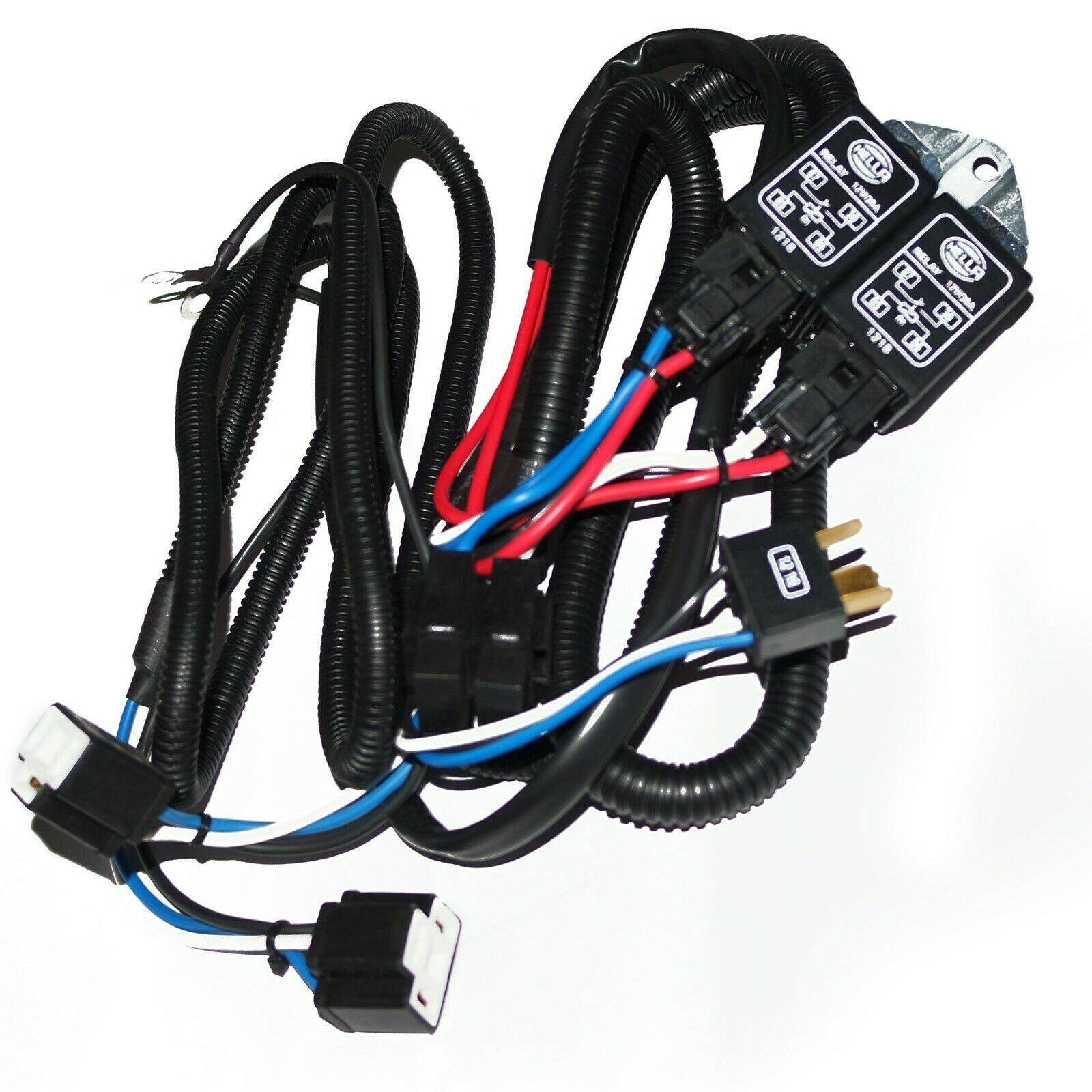 Hella Universal H4 Headlamp Wiring Harness With Relay System 130/100W - StellerGear