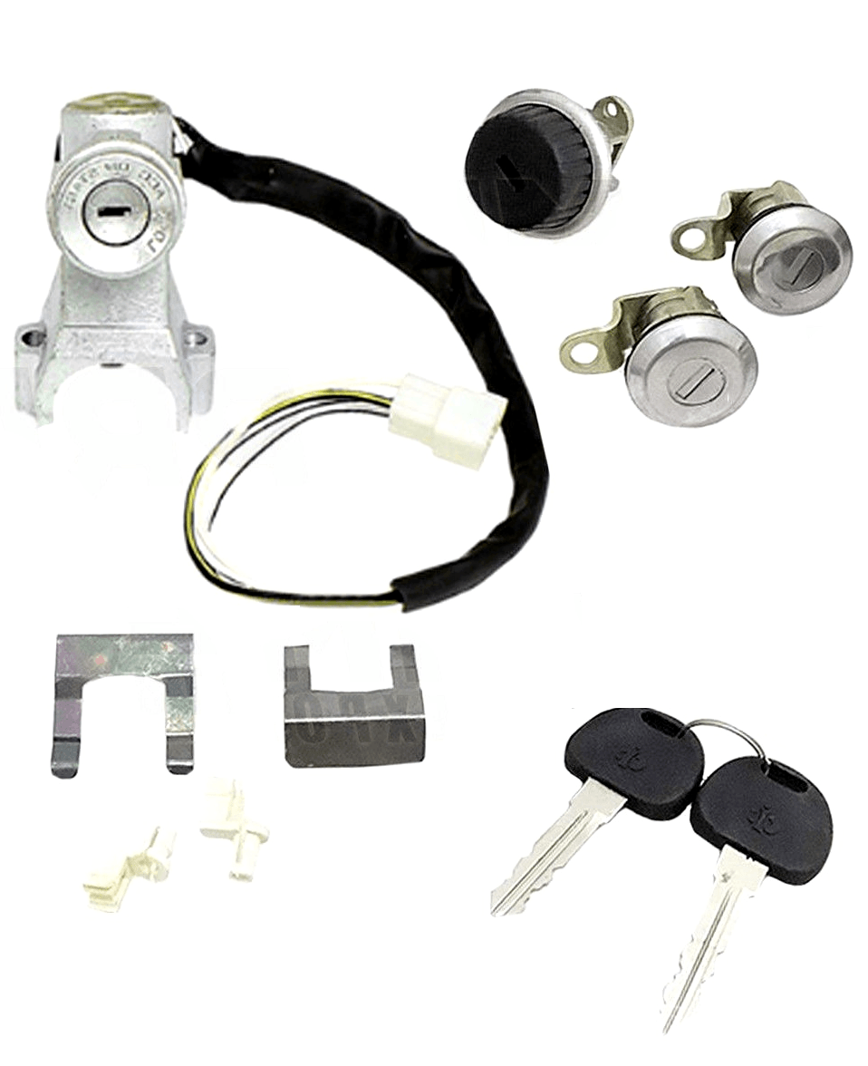 Suzuki Samurai SJ410 413 Jimny Ignition Switch Steering Door Glove Box Lock Set - StellerGear