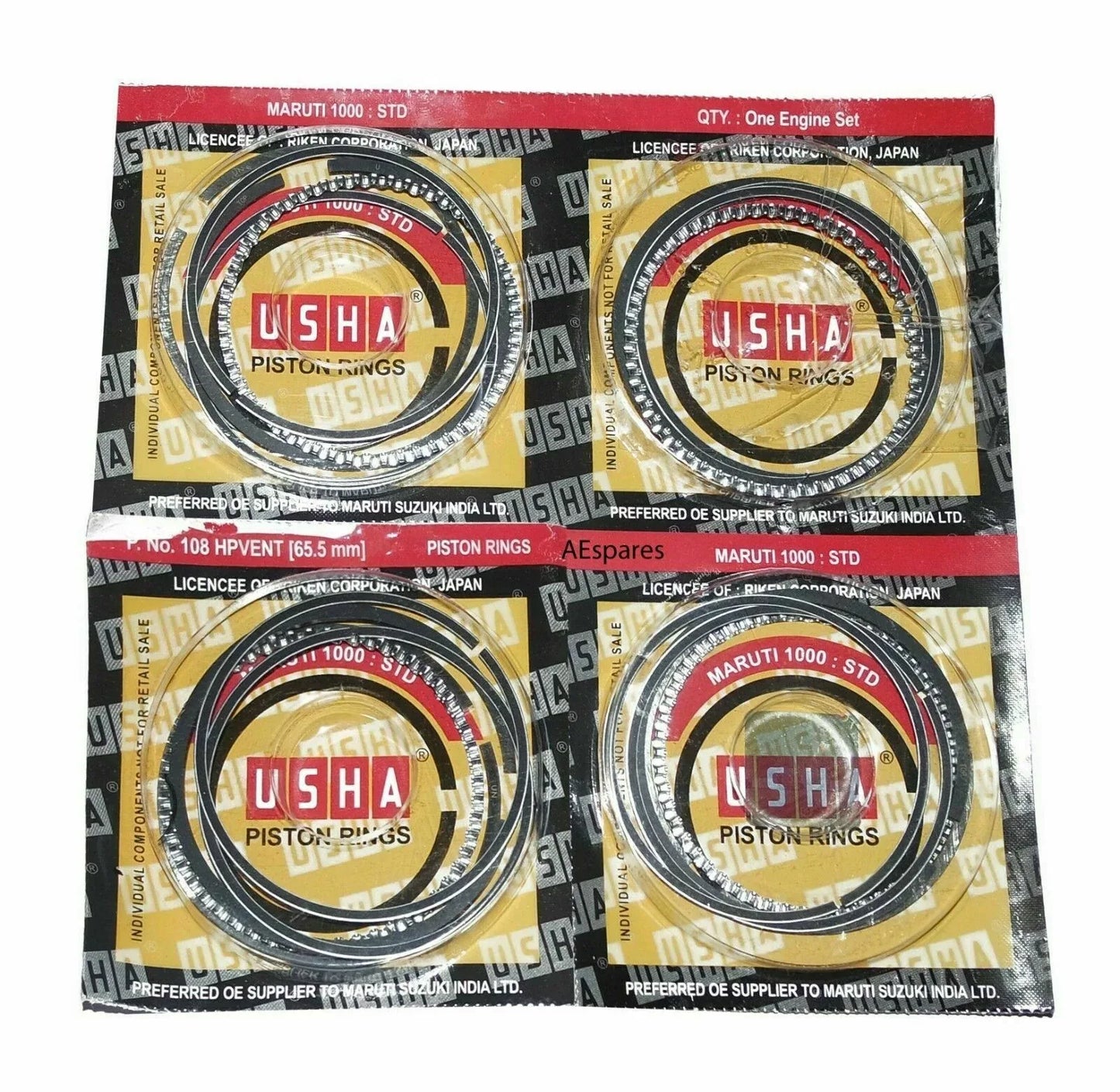 Fit For Suzuki Samurai Piston Ring Set F10a Sj410 Gypsy Super Carry Drover Sierra - StellerGear