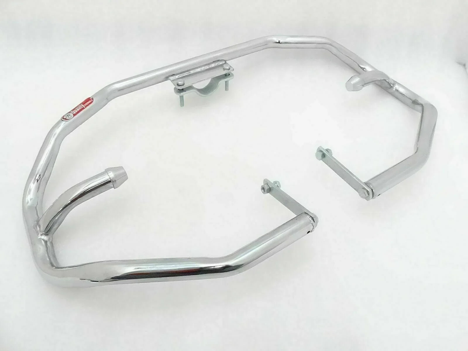 Chrome Leg Guard Crash Bar Diamond FOR Royal Enfield Uce C5 Bullet - StellerGear