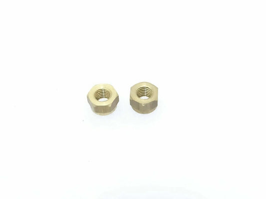 LAMBRETTA GP, LI ,SX ,TV BRASS EXHAUST NUTS 2 UNIT - StellerGear