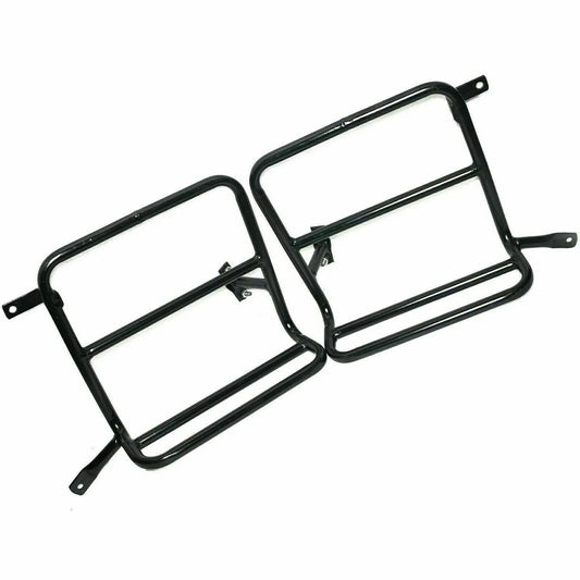 Military Pannier Fitting Frame Set Black FOR Royal Enfield Classic 500cc - StellerGear